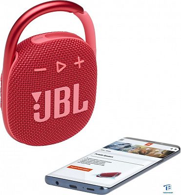 картинка Портативная колонка JBL Clip 4 Красный