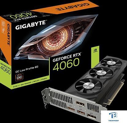 картинка Видеокарта Gigabyte RTX 4060 (GV-N4060OC-8GL)