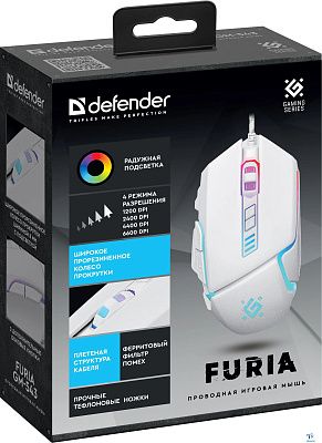 картинка Мышь Defender Furia GM-543 52544