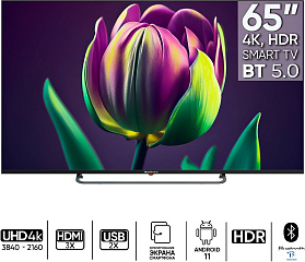 картинка Телевизор Top Device TDTV65CS06U_BK