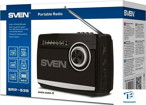 картинка Радиоприемник Sven SRP-535 черный