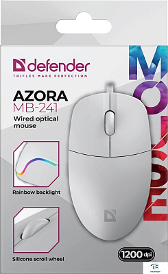 картинка Мышь Defender Azora MB-241 белый