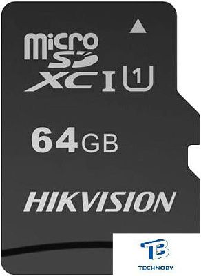 картинка Карта памяти Hikvision 64GB HS-TF-C1(STD)64G