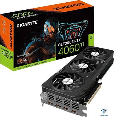 картинка Видеокарта Gigabyte RTX 4060 Ti (GV-N406TGAMING OC-8GD)