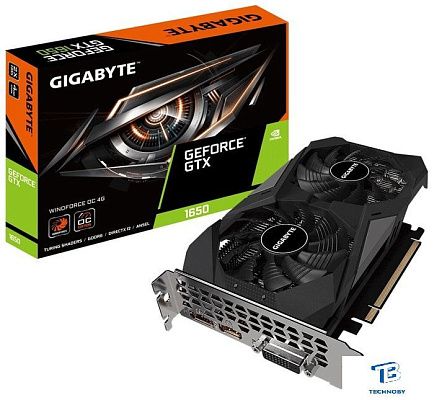 картинка Видеокарта Gigabyte GTX 1650 GV-N1656WF2OC-4GD