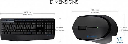 картинка Набор (Клавиатура+мышь) Logitech MK345 920-008534