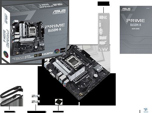 картинка Материнская плата Asus PRIME B650M-K