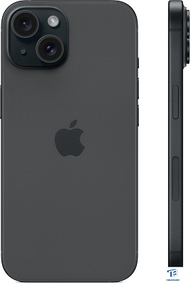 картинка Смартфон iPhone 15 Black 128GB MTP03