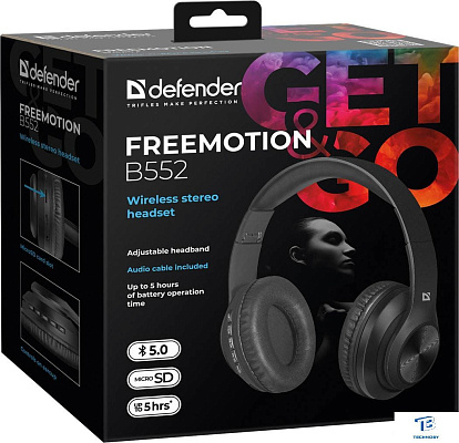 картинка Наушники Defender FreeMotion B552 63552