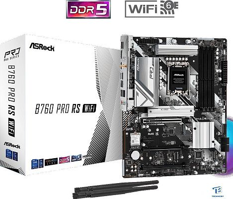 картинка Материнская плата ASRock B760 PRO RS (WI-FI)