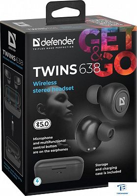 картинка Наушники Defender Twins 638 63638