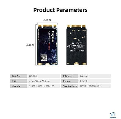 картинка Накопитель SSD Kingspec 128GB NE-128-2242