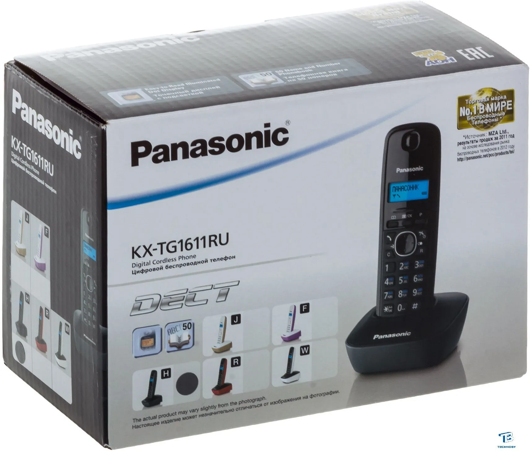 Радиотелефон PANASONIC KX-TG1611RUH купить юр лицу в Минске по выгодной цене